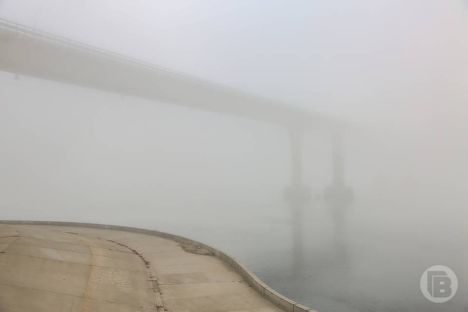 На волгоградских трассах из-за тумана усиленно дежурит ДПС
