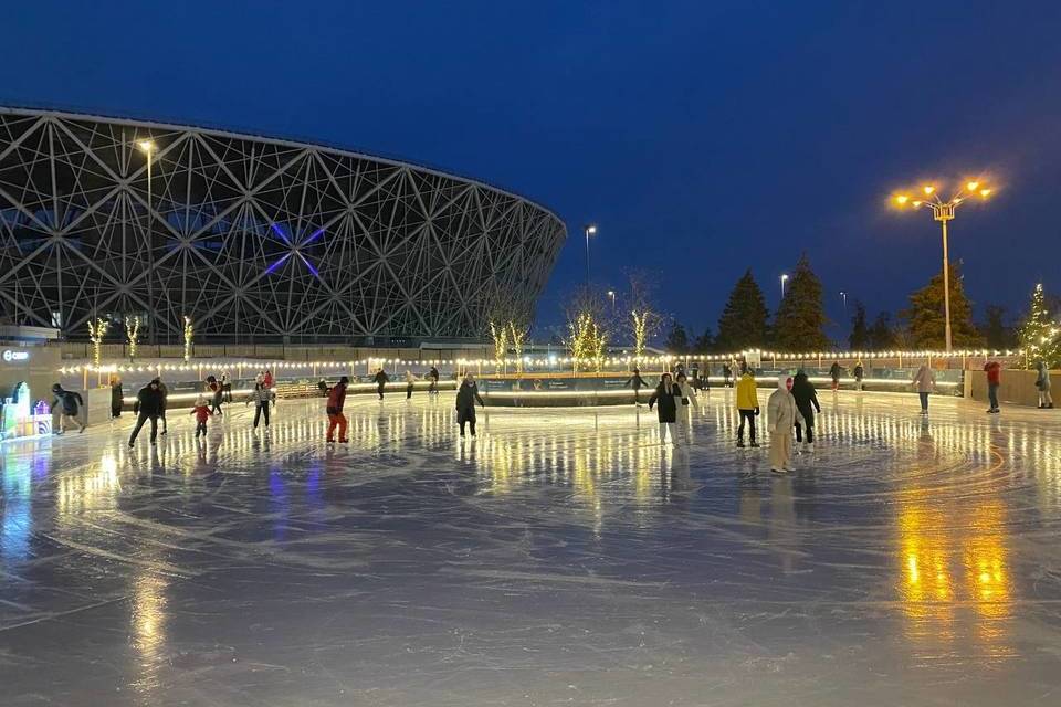 Самый большой ледовый каток в Волгограде откроется в ЦПКиО