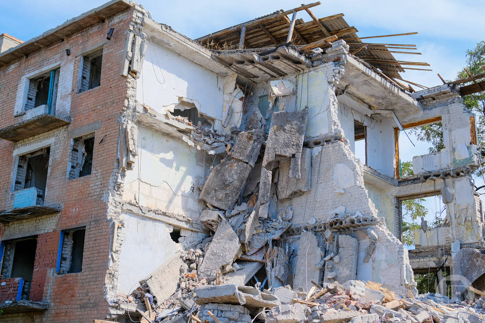 На юге Волгограде снесли две 70-летние двухэтажки