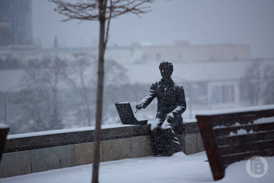 На Волгоград идут снегопады и метели