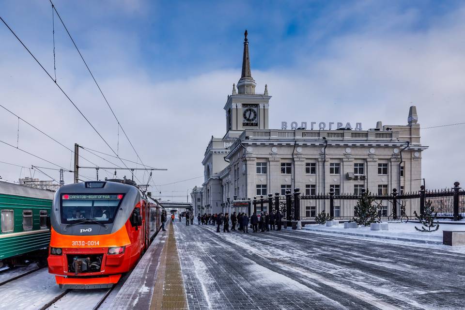 Расписание некоторых пригородных поездов в Волгоградской области изменится с 23 по 25 декабря