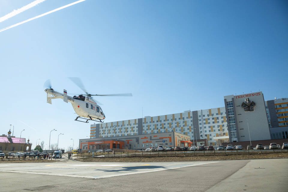 В Волгоградской области  санитарный вертолет сделал почти 400 вылетов