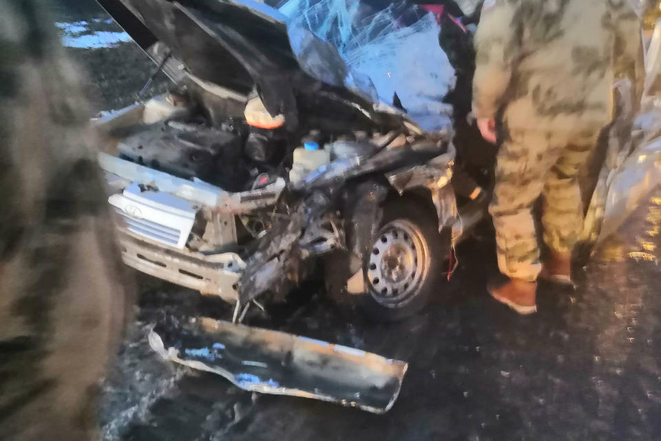 Бойцы ОМОН спасли попавшего в ДТП водителя под Волгоградом