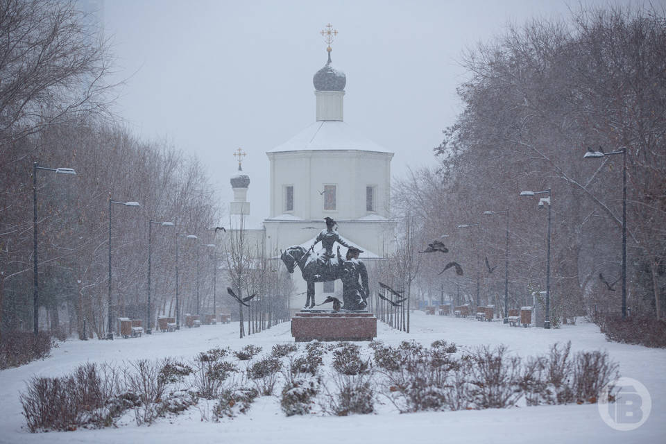 В воскресенье в Волгограде обещают метель и морозы