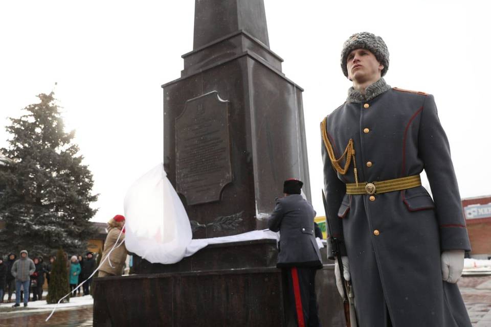 Вторую памятную стелу «Рубеж Сталинградской доблести» открыли в Волгоградской области