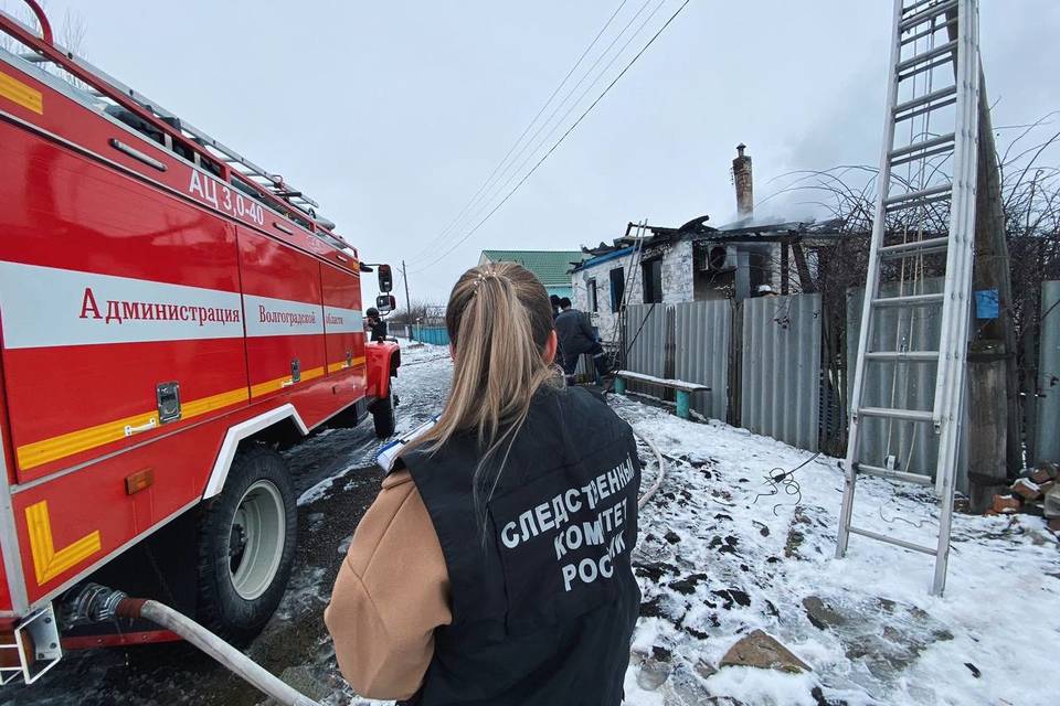 В сгоревшем доме погиб двухлетний мальчик в Волгоградской области