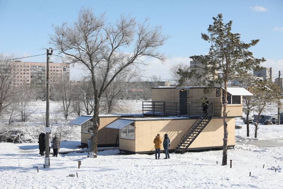 Модульный отель появился в парке Волжского Волгоградской области
