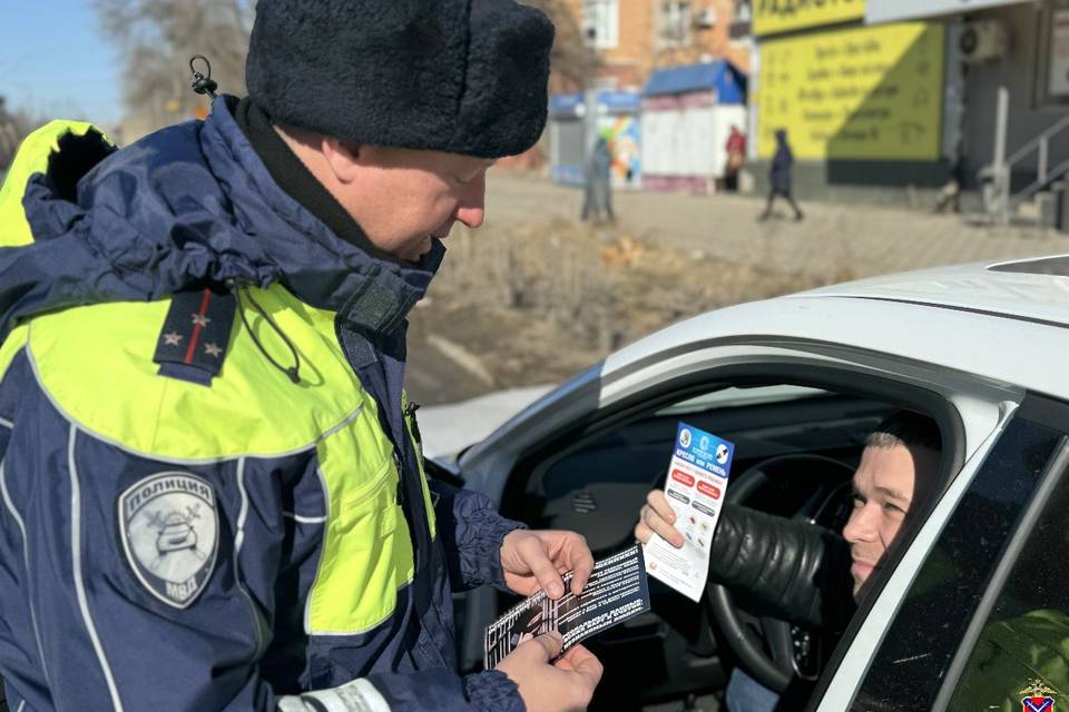 В Волгограде госавтоинспекторы напомнили водителям о пьяной езде