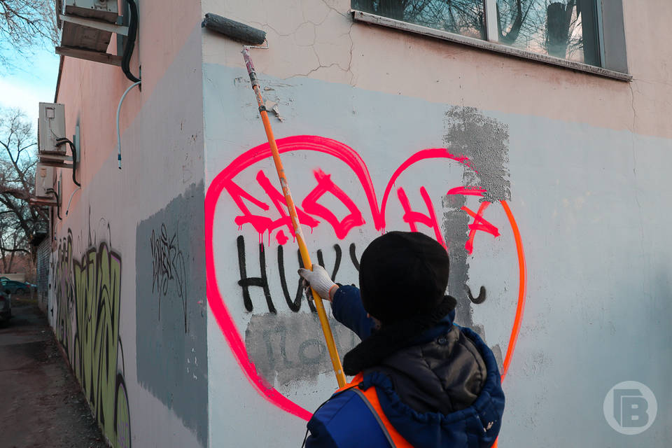 В Волгоградской области граффистов будут наказывать рублем