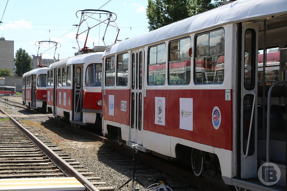 Движение трамваев было остановлено в Волгограде из-за ДТП