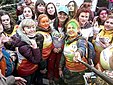 Благотворительный красочный забег в Волгограде состоялся, несмотря на плохую погоду
