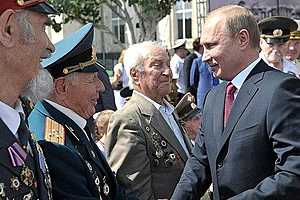 Владимир Путин открыл в Волгограде восстановленный сталинградский фонтан «Детский хоровод»