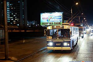 В Волгограде провели плановое обследование работоспособности участка троллейбусной сети