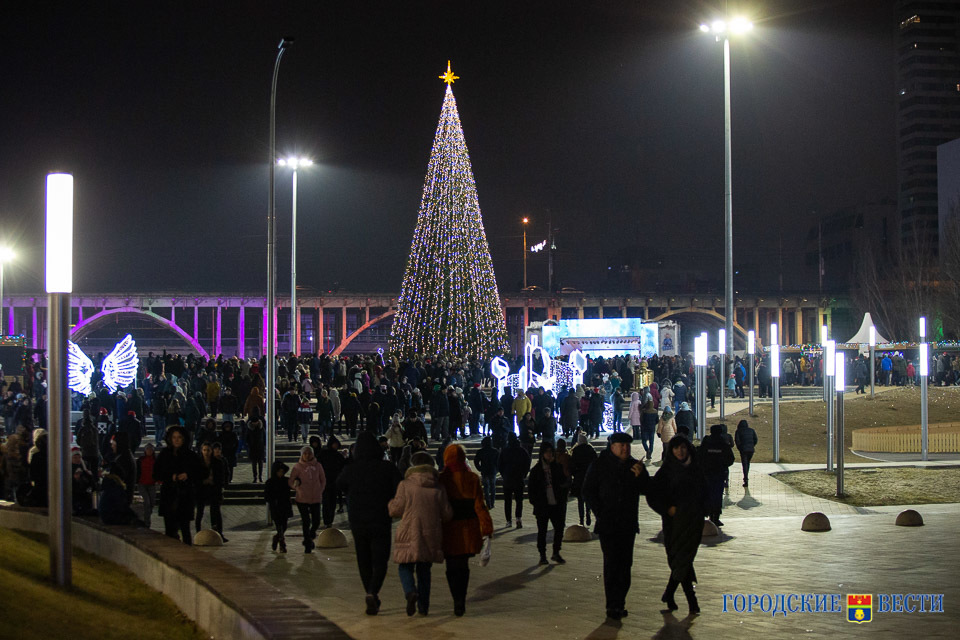 Новогодняя ночь в волгограде. Царицынский парк Волгоград 2020. Елка в Волгограде 2020. Главная елка Волгограда 2020. Елка в пойме Волгоград.