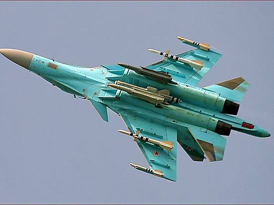су-34 бомбардировщики истребители бой учения юво
