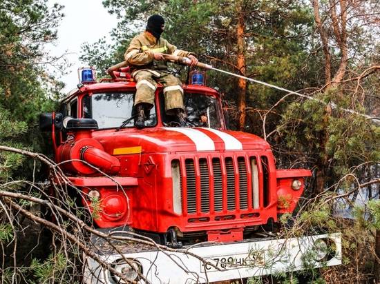 В Городищенском районе локализовали степной пожар на площади 15 тысяч гектаров