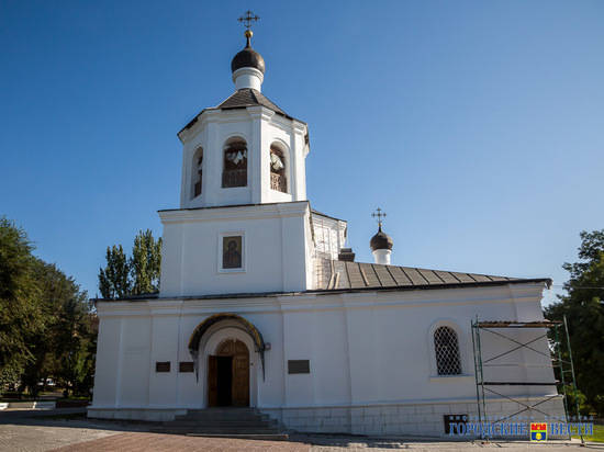 В центре Волгограда храм Иоанна Предтечи продолжает преображаться