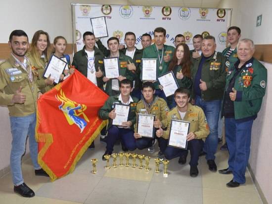 Волгоградская команда студотрядов взяла «золото» на соревнованиях ЮФО