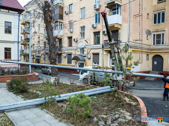 Во дворах Волгограда установят 700 светодиодных фонарей