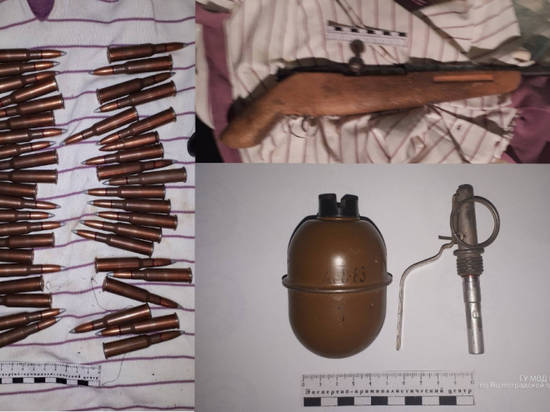 В Волгограде у 38-летнего мужчины нашли и изъяли арсенал оружия