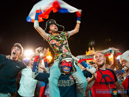 В фан-зоне Волгограда победу сборной России огласили громким «ура»