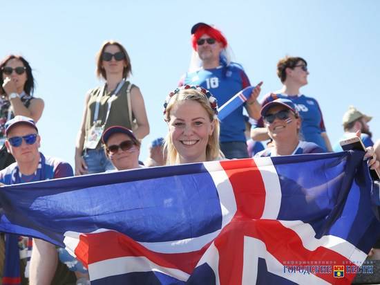 В фан-зоне Волгограда матч Исландия − Нигерия увидели 3 тысячи человек