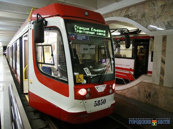 Скоростной трамвай в Волгограде стал ходить в три раза чаще