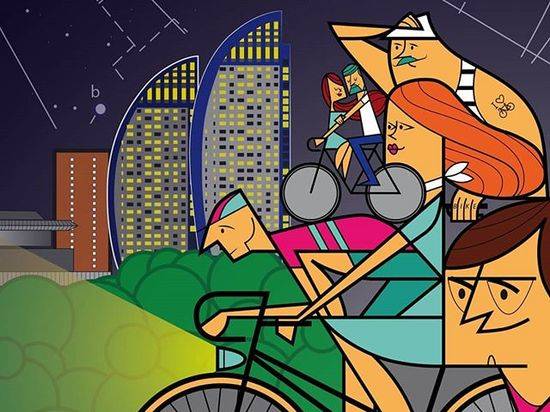 Волгоградских велосипедистов ждет очередной ночной велопарад в конце июля