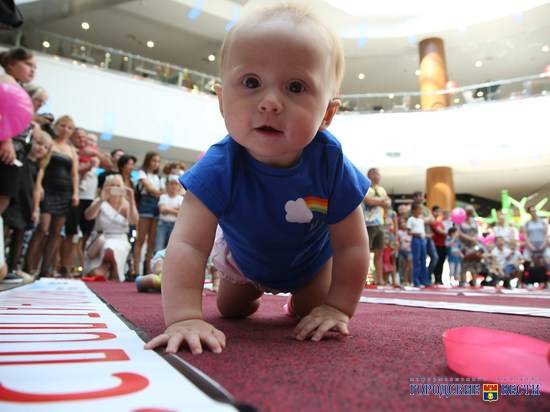 В Волгограде определили самых быстрых младенцев