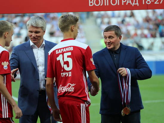 На «Волгоград Арене» чествовали победителей турнира «Кожаный мяч»