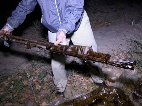 51-летний волгоградец закапывал в лесу оружие и боеприпасы времен ВОВ