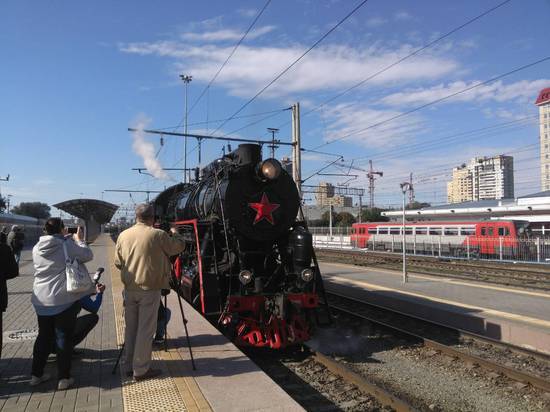 Выставка раритетных паровозов открылась в Волгограде