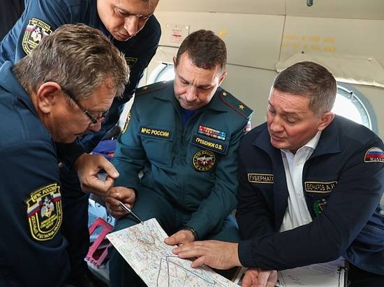 Андрей Бочаров и Олег Гребенюк инспектируют территории Волгоградской области с высокой пожароопасностью