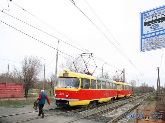 На юге Волгограда трамваи №3 и №4 временно пойдут по другому пути