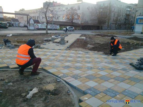 В Волгограде на месте взорвавшегося дома благоустраивают сквер