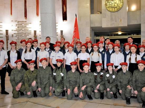 Ряды юнармии пополнили 149 школьников из пригорода Волгограда