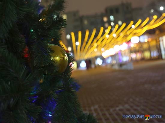 Ночь, ель, гирлянда: Волгоград преобразился в канун Нового года