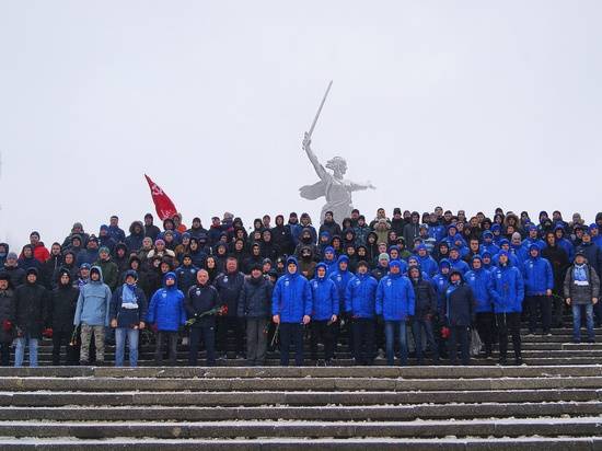 Футбольный клуб «Ротор» почтил память защитников Сталинграда