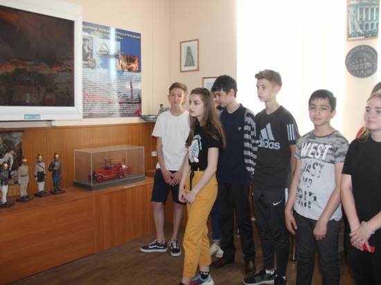 В Волгограде школьники узнали об истории пожарной охраны