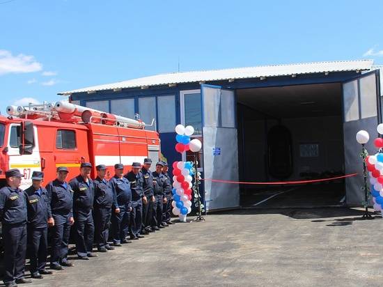 В Жирновском районе открыли новое пожарное депо