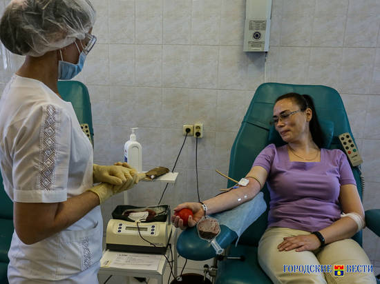 Более 19 тысяч волгоградцев в этом году стали донорами крови