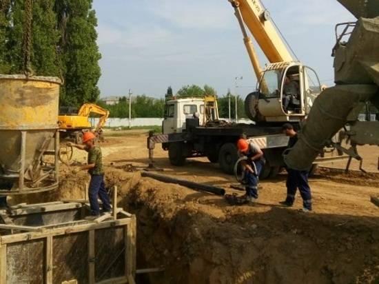 В Волгограде на стадионе «Темп» завершают работы над инженерными коммуникациями