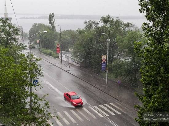 В Волгограде на выходных обещают шторм и град