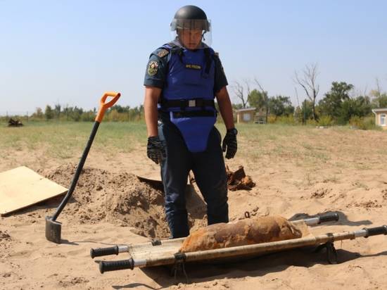 В Волгоградской области обезвредили авиабомбу времен ВОВ