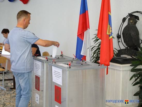 В Волгоградской области за первые два часа голосования явка составила 4,69%