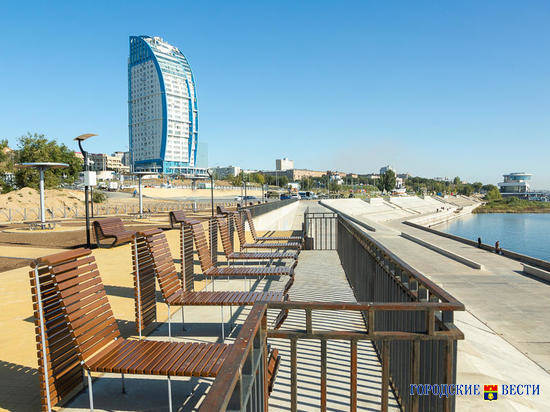 Волгоградцы восхищаются новым участком набережнойнабережная благоустройство "пойма реки царицы"