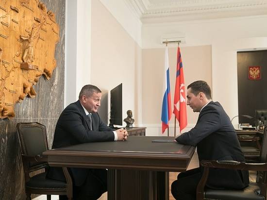 Губернатор Волгоградской области провел рабочую встречу с Алексеем Логиновым