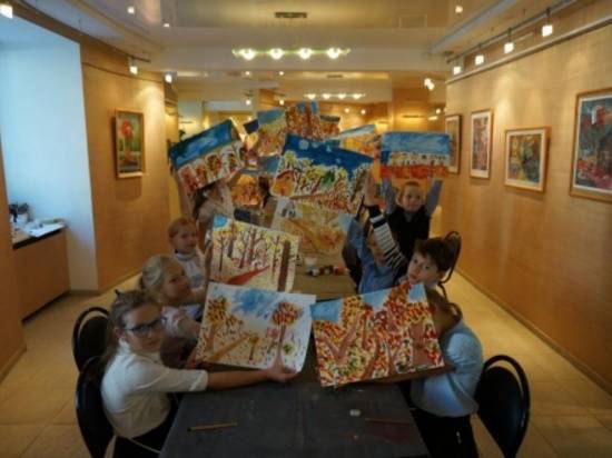 В Волгоградской детской художественной галерее прошли интерактивные занятия