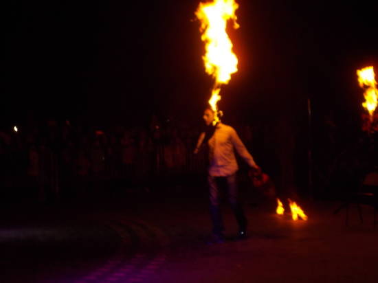 Волгоградский Джокер с огнеметом отжигал на "Огнях осени"