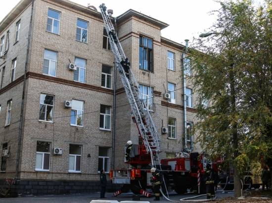 В Волгоградской больнице ликвидировали условный пожар
